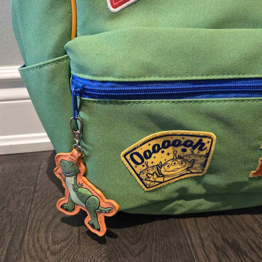 Disney Parks Pixar Toy Story Patches Backpack School Travel Bag 16" - Picture 4 of 9